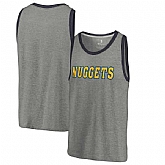 Denver Nuggets Fanatics Branded Wordmark Tri-Blend Tank Top - Heathered Gray,baseball caps,new era cap wholesale,wholesale hats